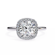 Diamond Solitaire Ring in 10k–18k Gold
