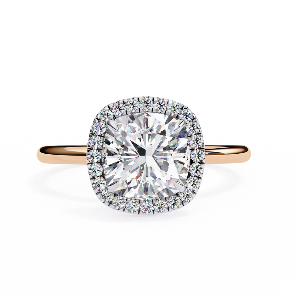 Diamond Solitaire Ring in 10k–18k Gold