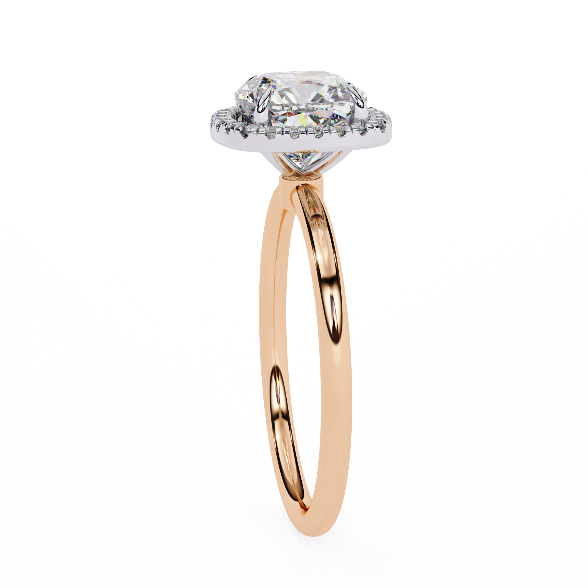 Diamond Solitaire Ring in 10k–18k Gold