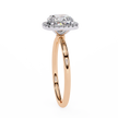 Diamond Solitaire Ring in 10k–18k Gold