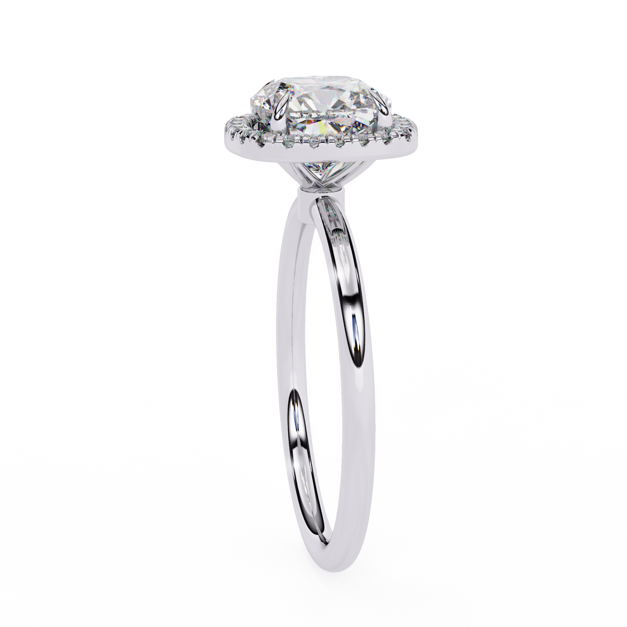 Diamond Solitaire Ring in 10k–18k Gold