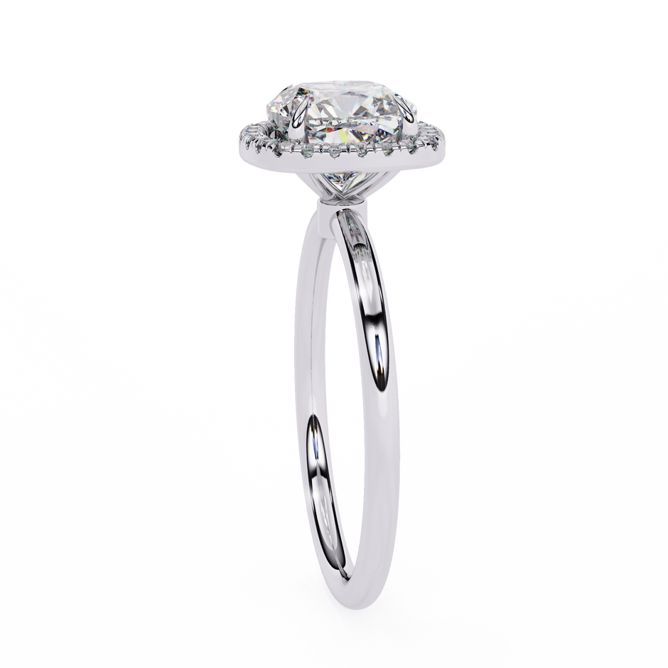 Diamond Solitaire Ring in 10k–18k Gold