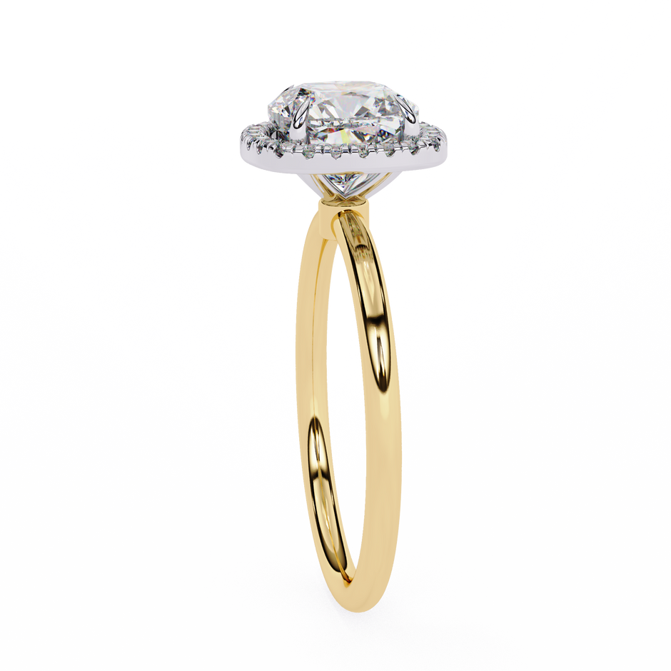 Diamond Solitaire Ring in 10k–18k Gold