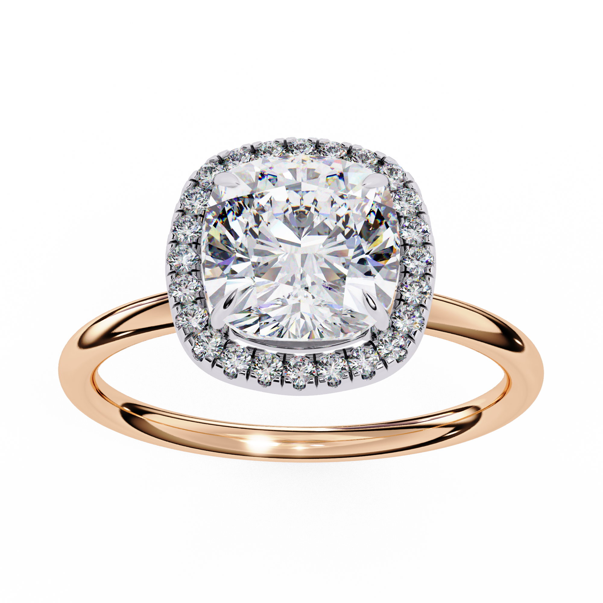 Diamond Solitaire Ring in 10k–18k Gold