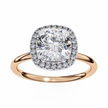 Diamond Solitaire Ring in 10k–18k Gold