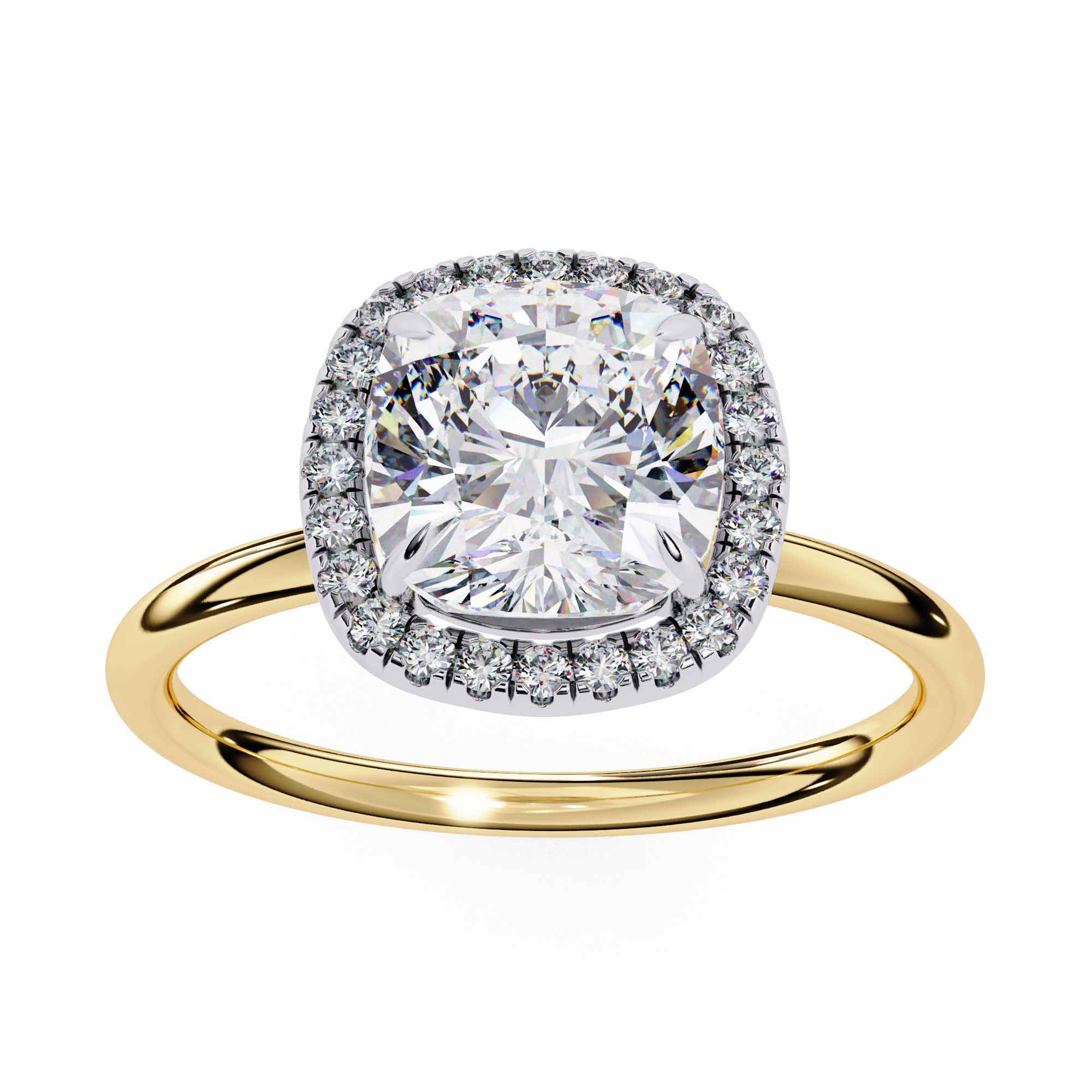 Diamond Solitaire Ring in 10k–18k Gold