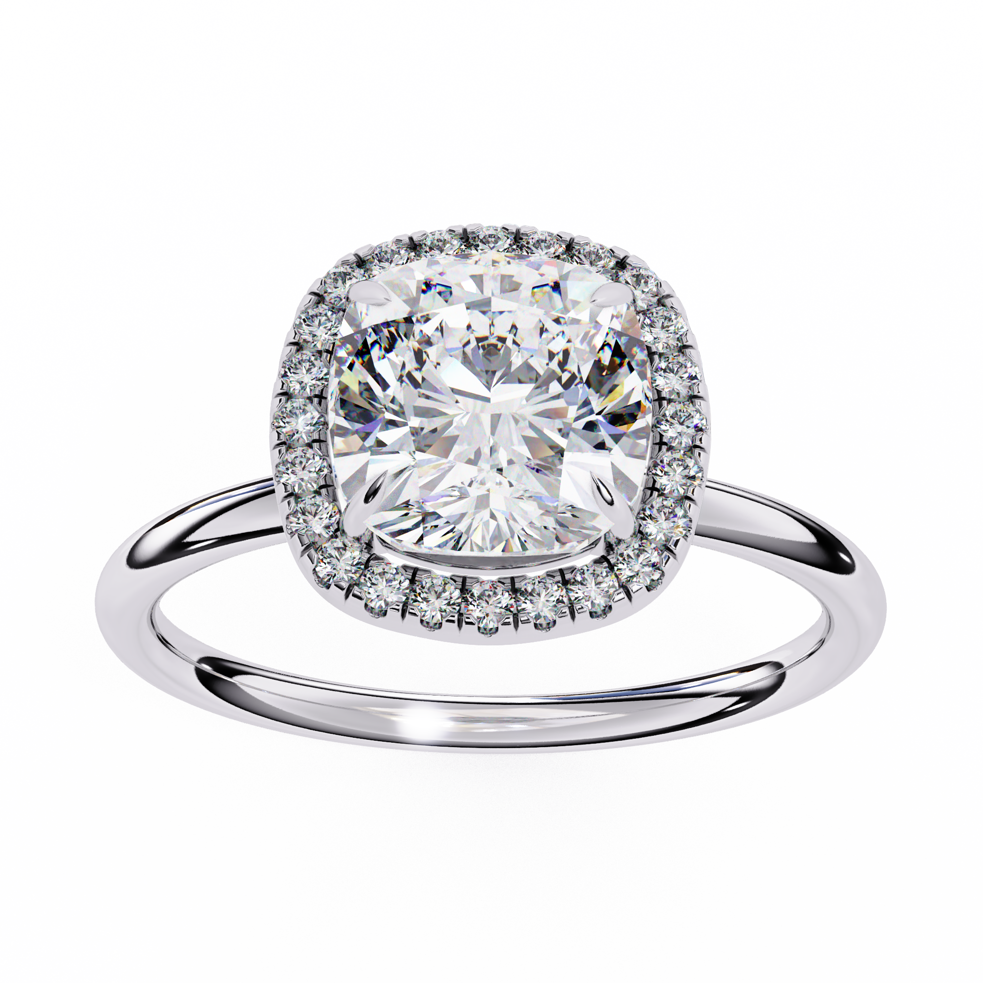 Diamond Solitaire Ring in 10k–18k Gold