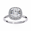 Diamond Solitaire Ring in 10k–18k Gold