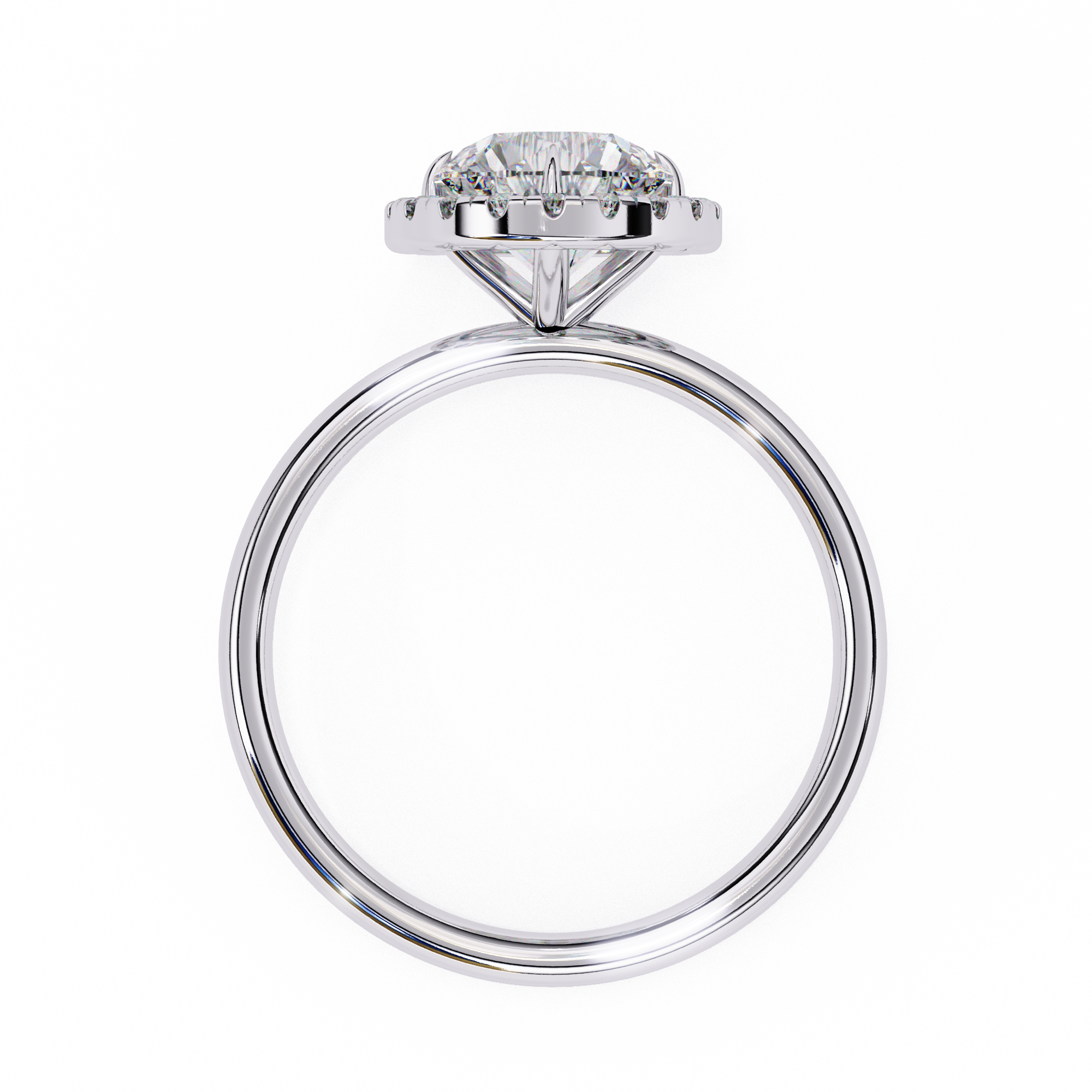 Diamond Solitaire Ring in 10k–18k Gold