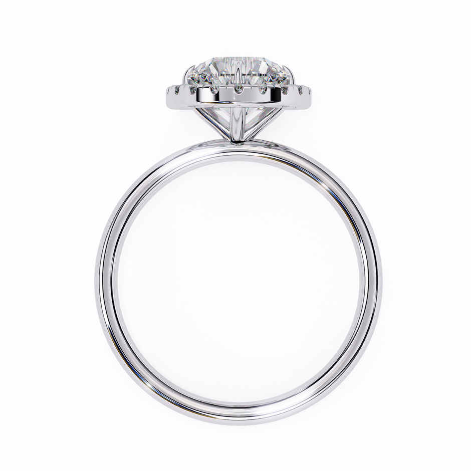 Diamond Solitaire Ring in 10k–18k Gold
