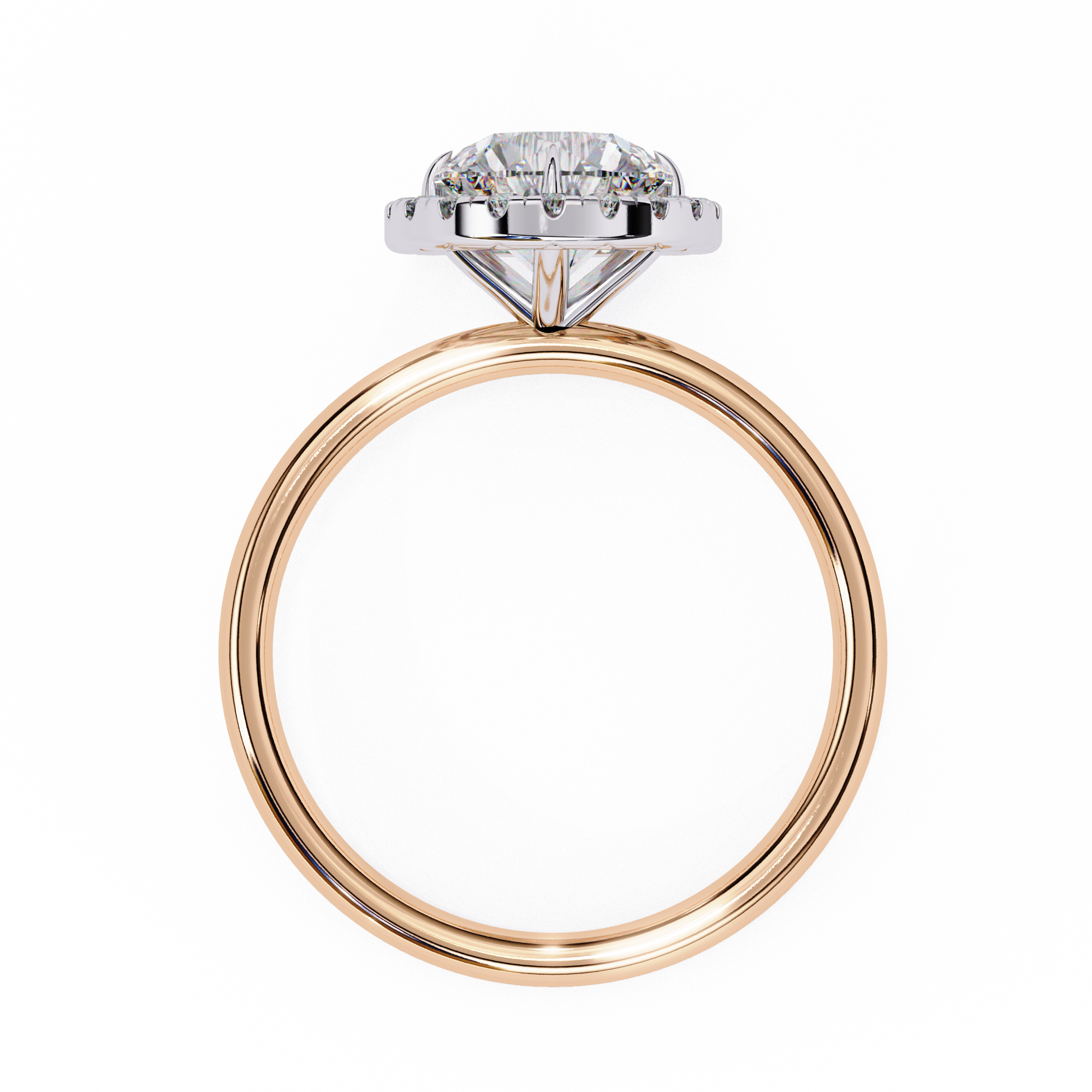 Diamond Solitaire Ring in 10k–18k Gold