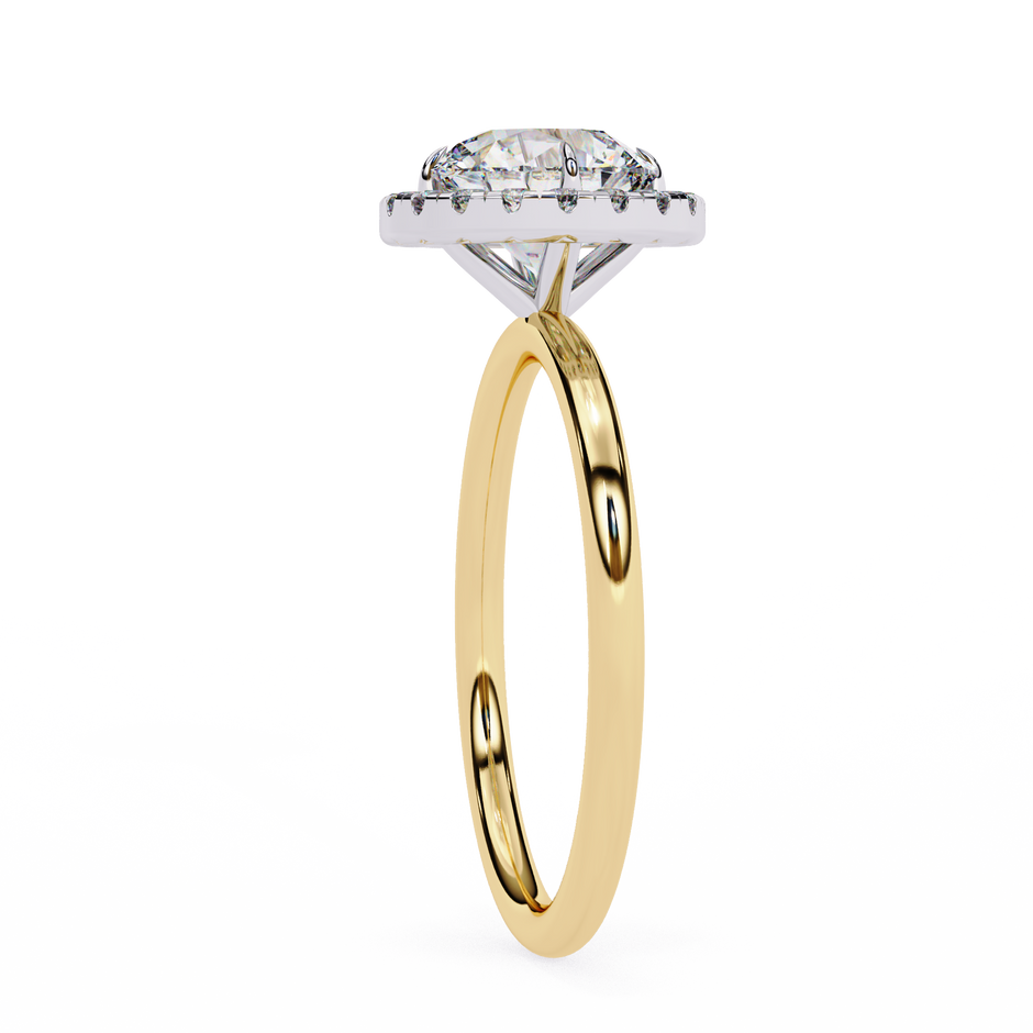 Diamond Solitaire Ring in 10k–18k Gold