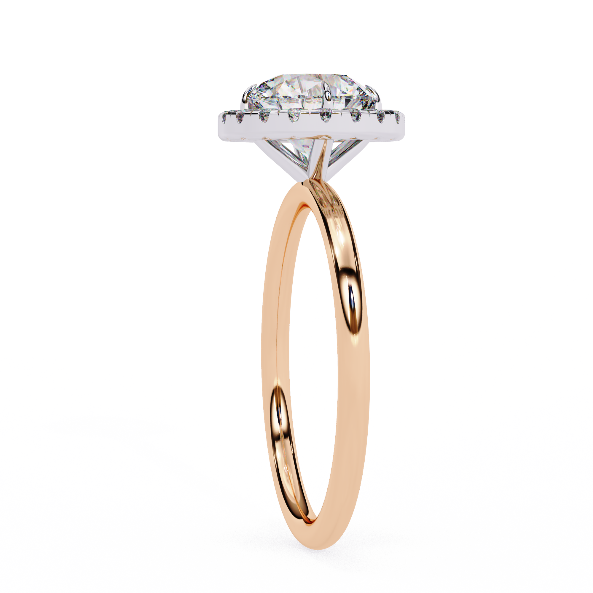 Diamond Solitaire Ring in 10k–18k Gold