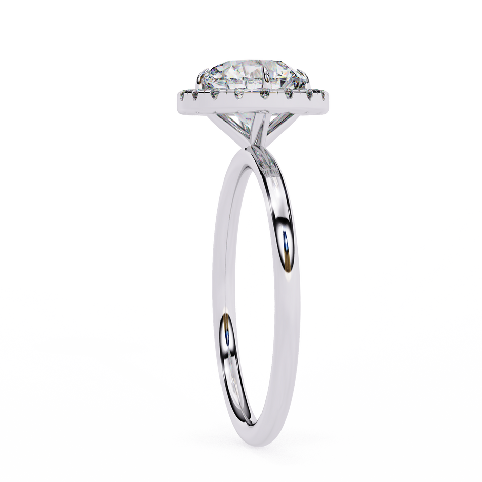Diamond Solitaire Ring in 10k–18k Gold