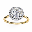 Diamond Solitaire Ring in 10k–18k Gold