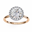 Diamond Solitaire Ring in 10k–18k Gold