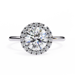 Diamond Solitaire Ring in 10k–18k Gold