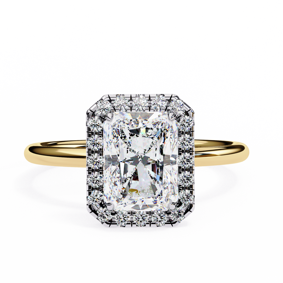 Diamond Solitaire Ring in 10k–18k Gold