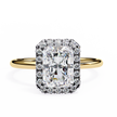 Diamond Solitaire Ring in 10k–18k Gold