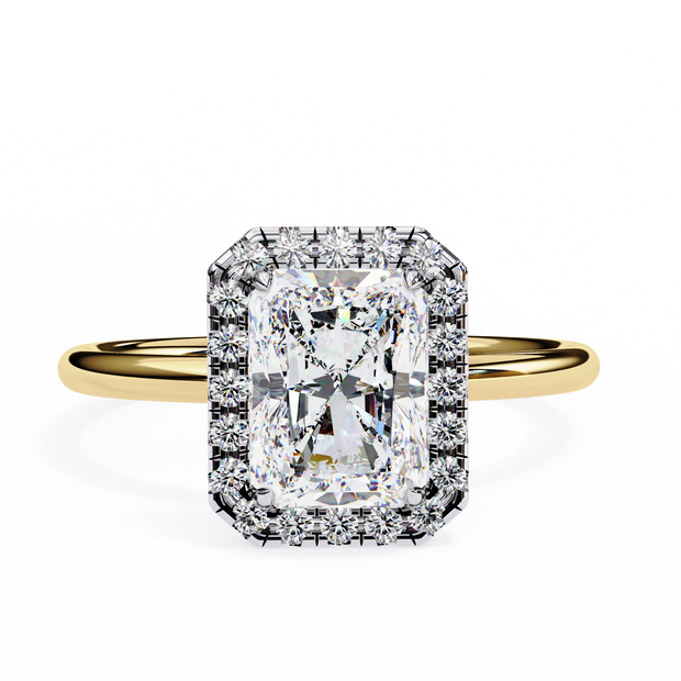 Diamond Solitaire Ring in 10k–18k Gold