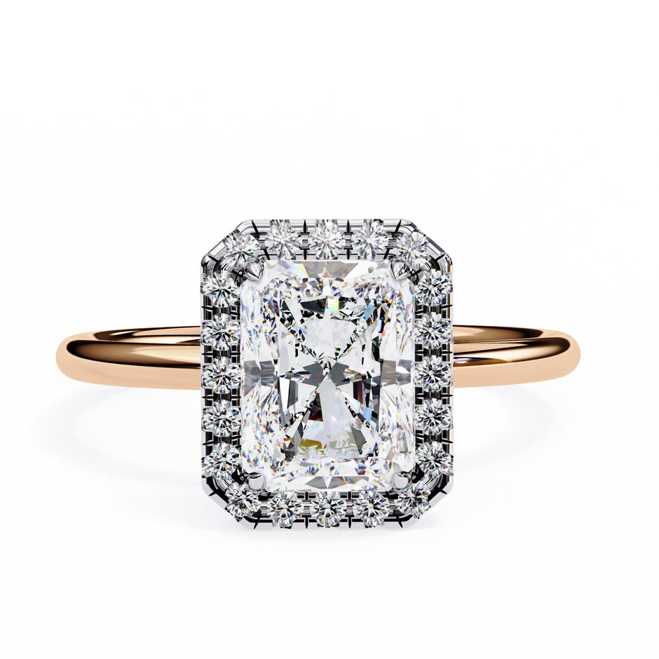 Diamond Solitaire Ring in 10k–18k Gold
