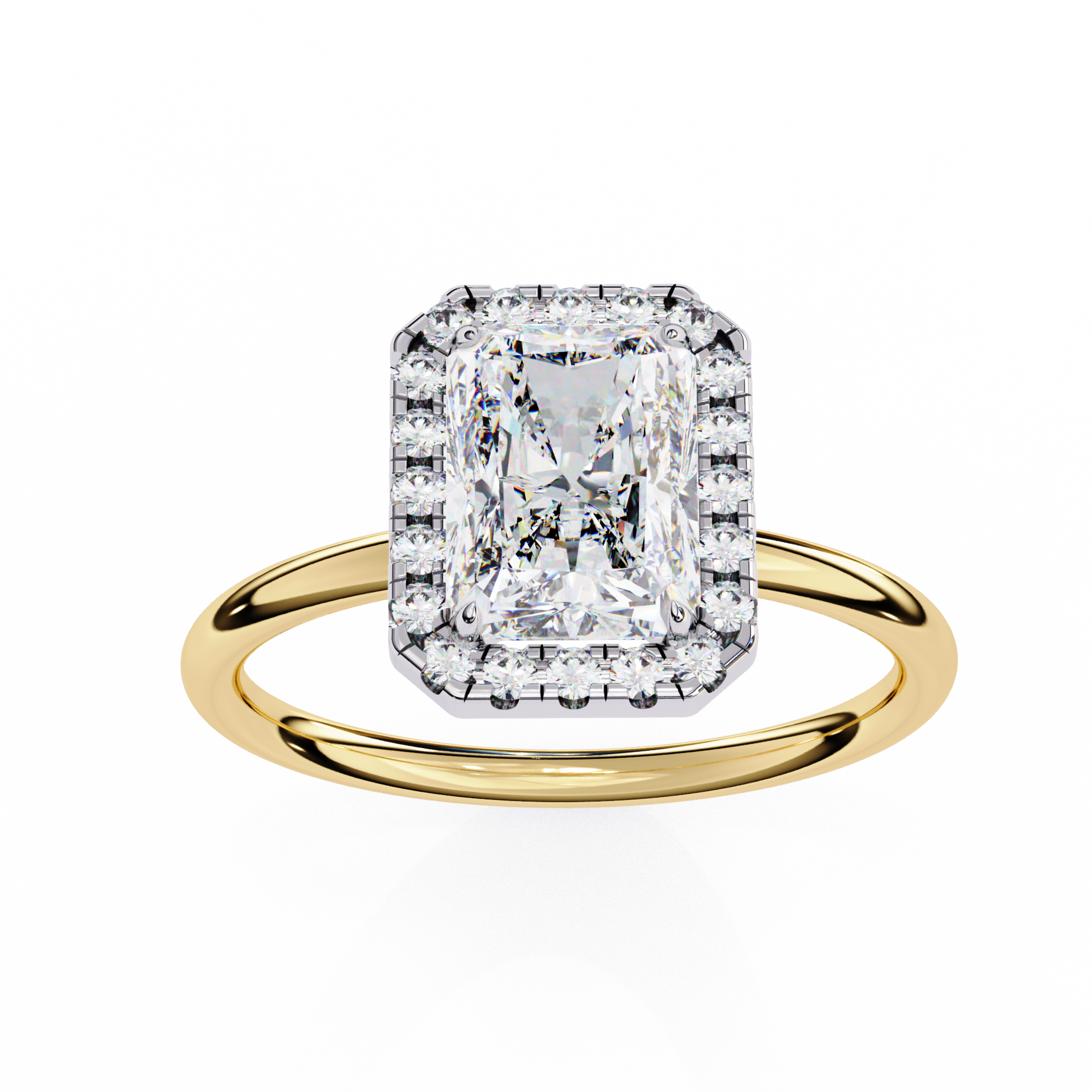 Diamond Solitaire Ring in 10k–18k Gold