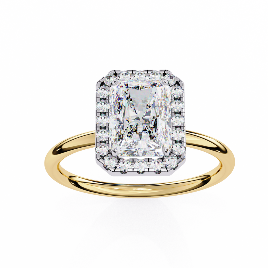 Diamond Solitaire Ring in 10k–18k Gold