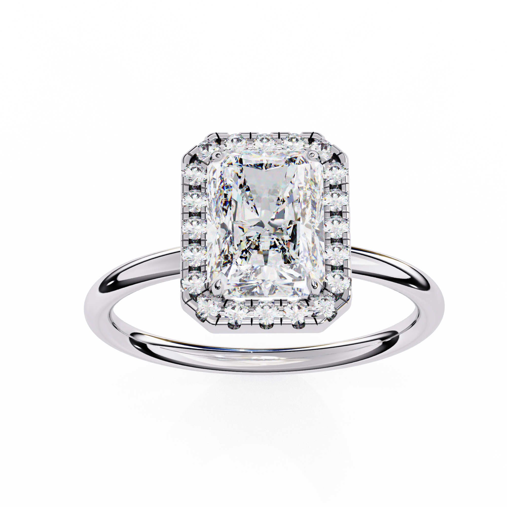 Diamond Solitaire Ring in 10k–18k Gold