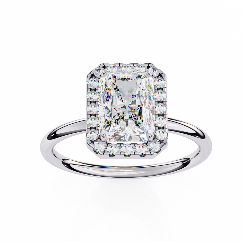 Diamond Solitaire Ring in 10k–18k Gold