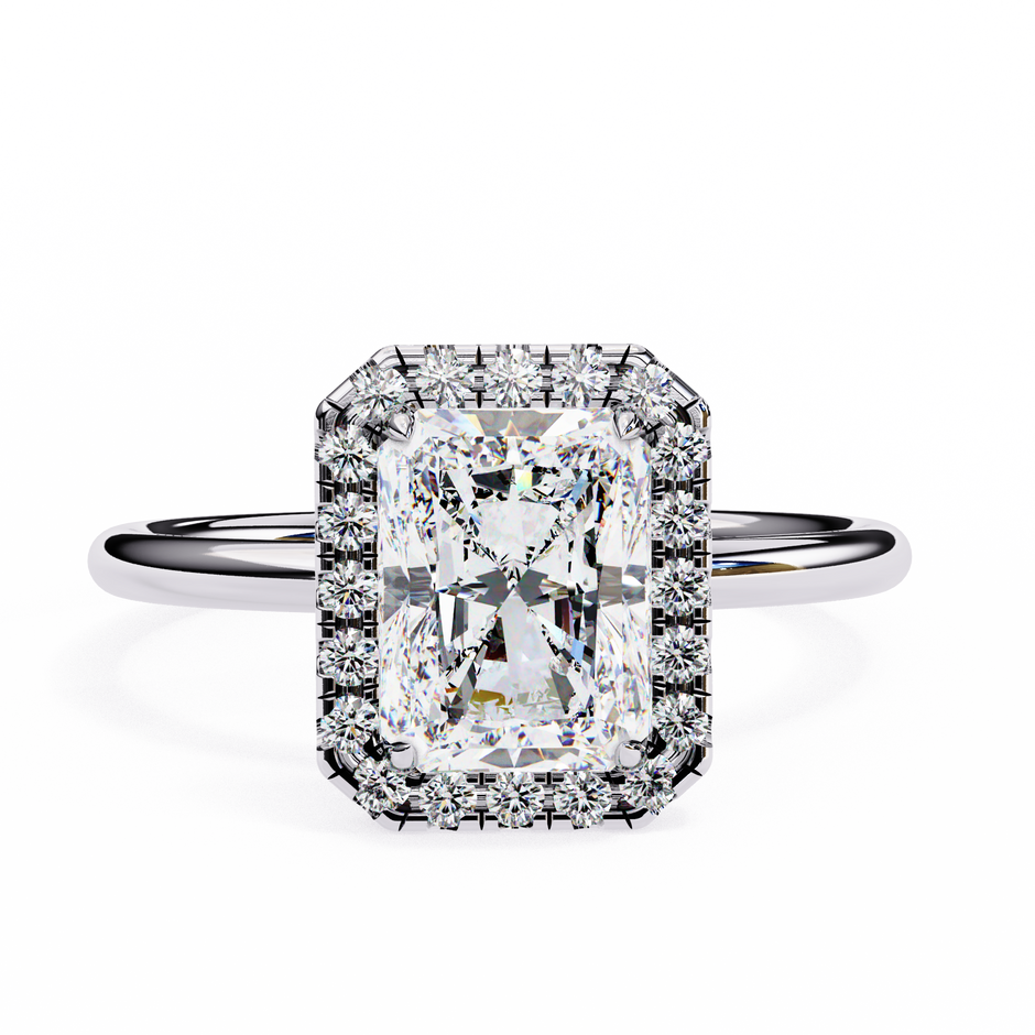 Diamond Solitaire Ring in 10k–18k Gold