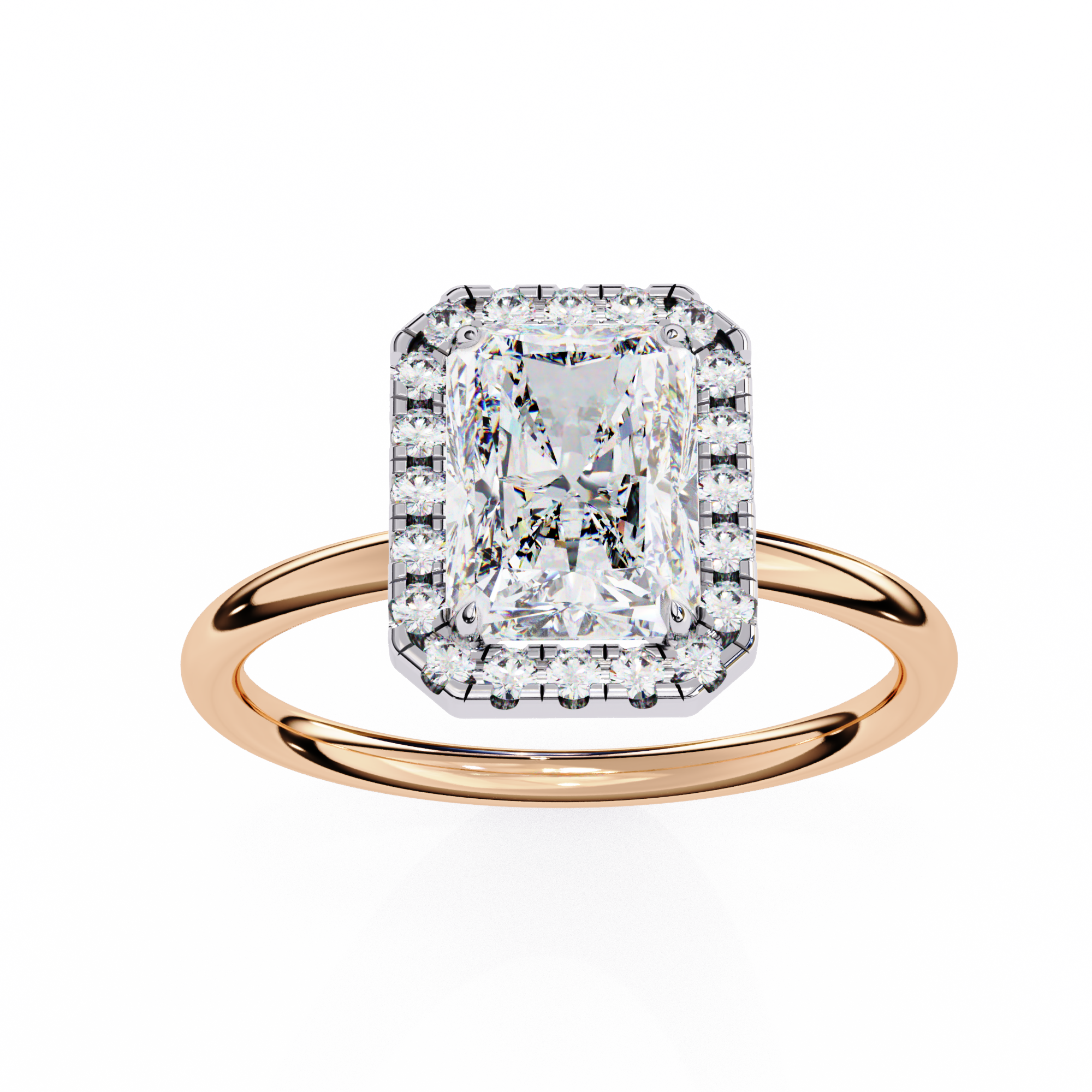 Diamond Solitaire Ring in 10k–18k Gold