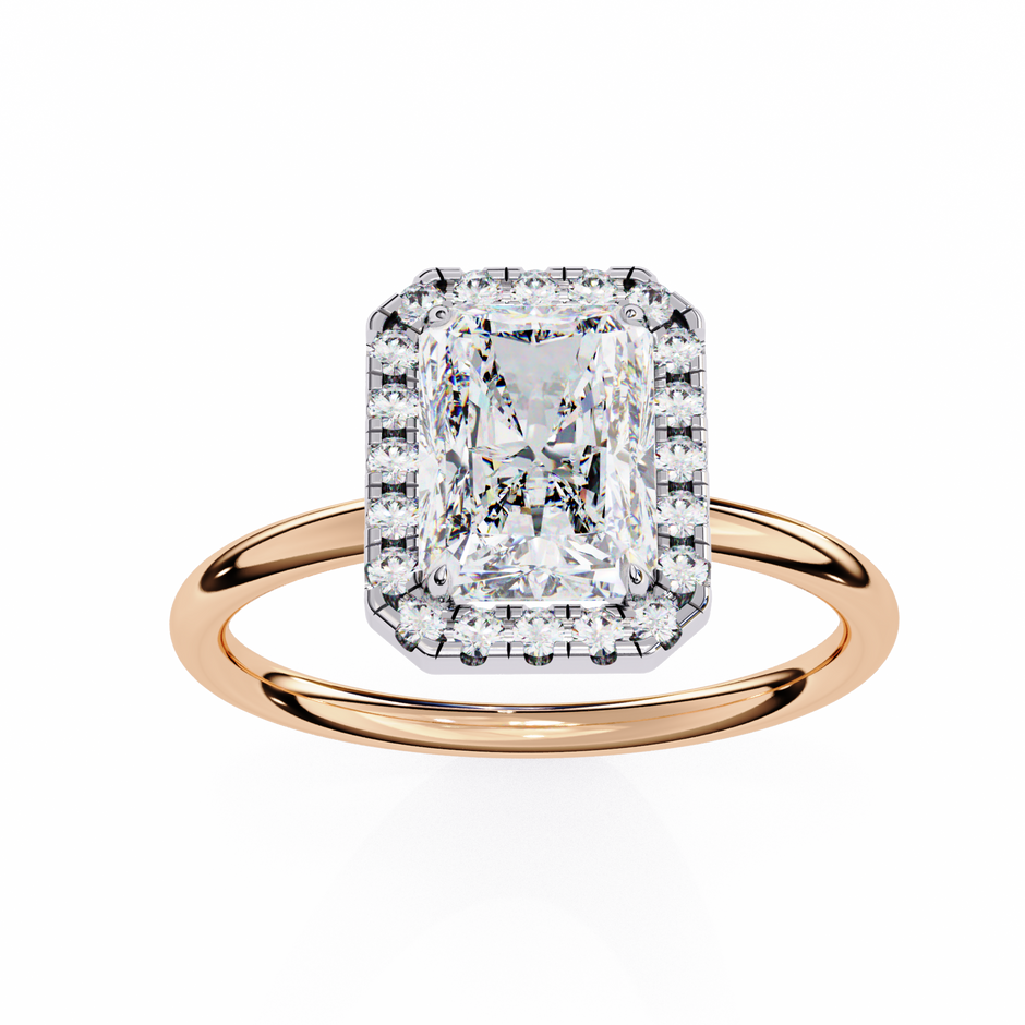 Diamond Solitaire Ring in 10k–18k Gold