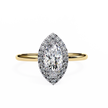 Diamond Solitaire Ring in 10k–18k Gold