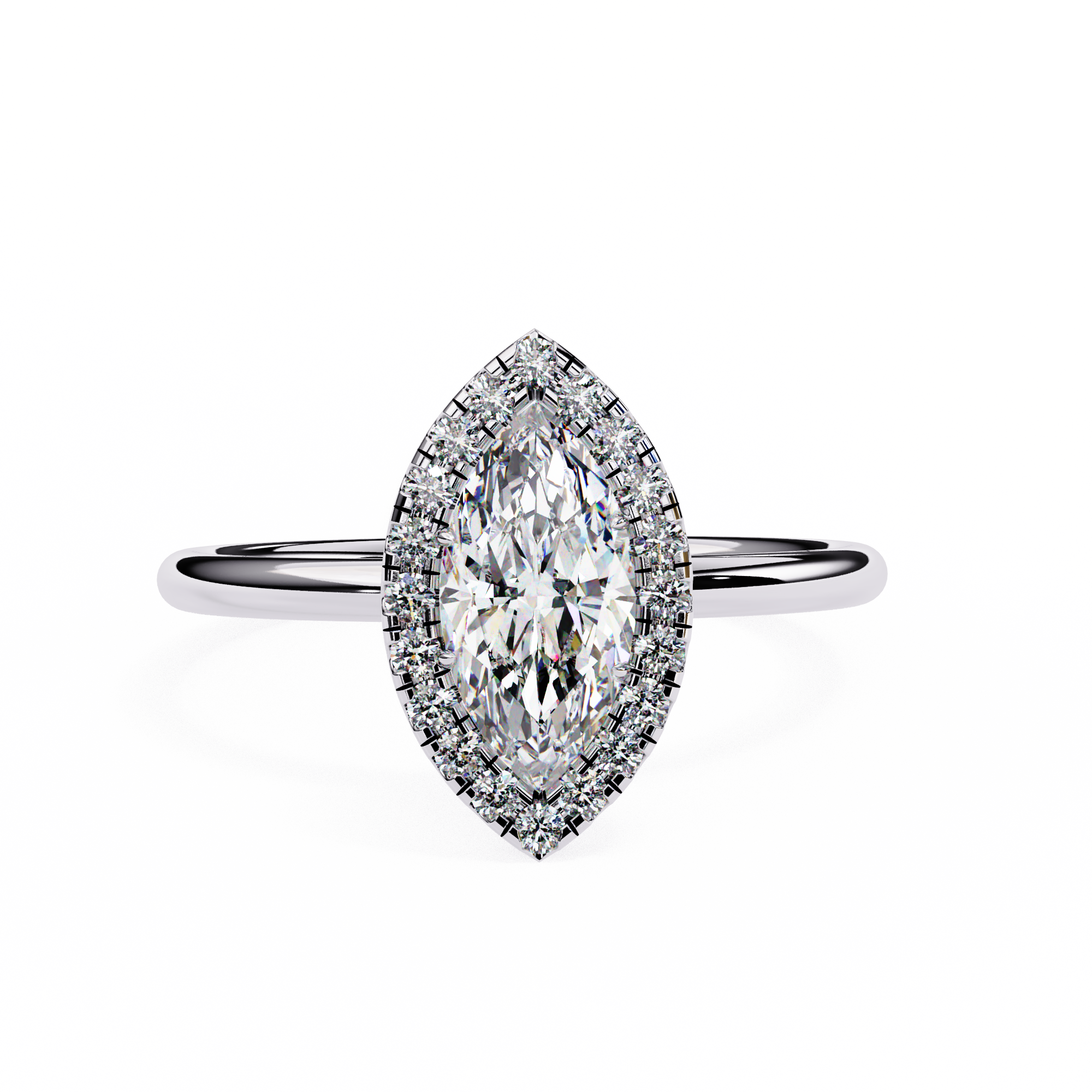 Diamond Solitaire Ring in 10k–18k Gold