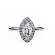 Diamond Solitaire Ring in 10k–18k Gold