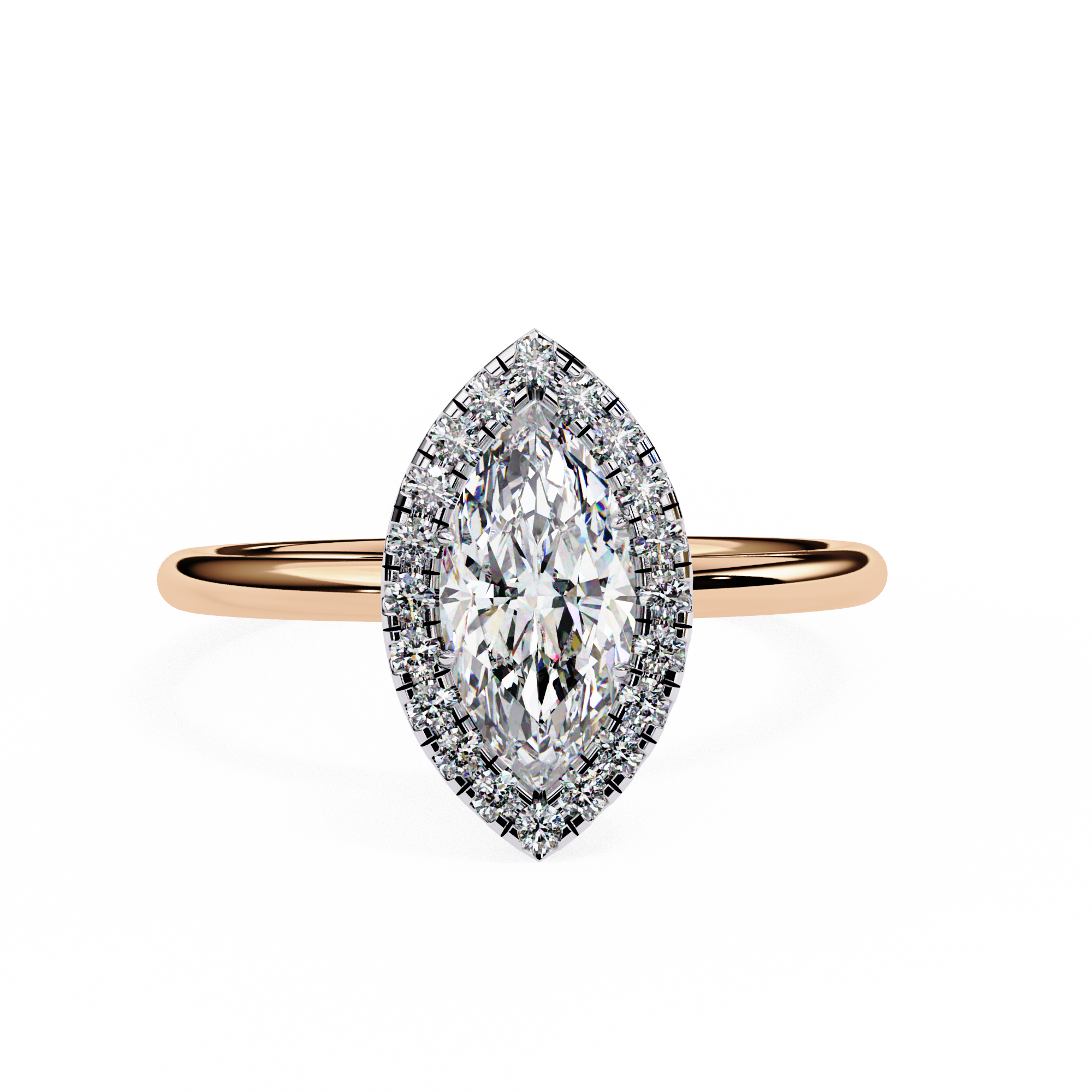 Diamond Solitaire Ring in 10k–18k Gold