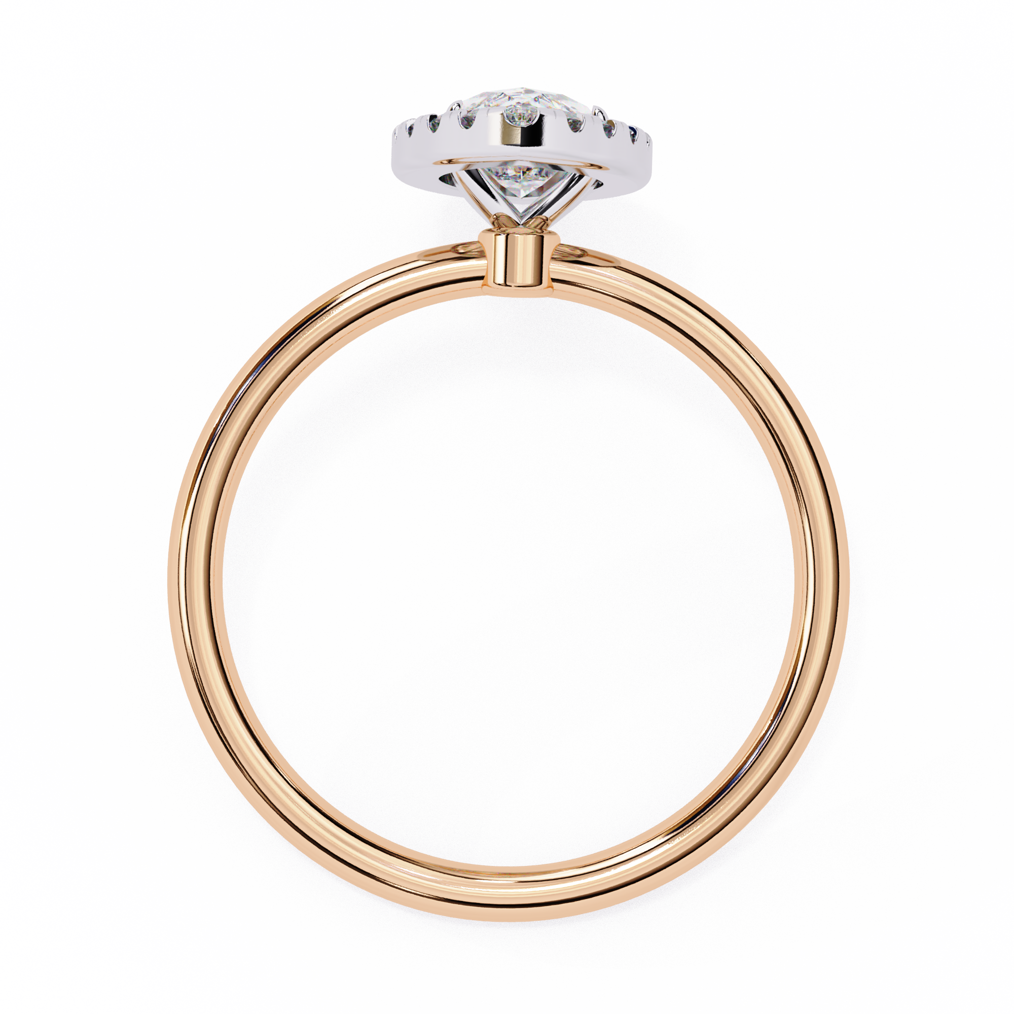 Diamond Solitaire Ring in 10k–18k Gold