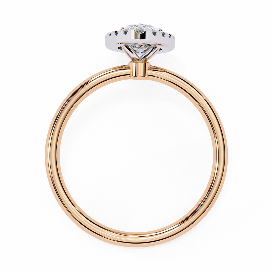 Diamond Solitaire Ring in 10k–18k Gold