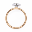 Diamond Solitaire Ring in 10k–18k Gold