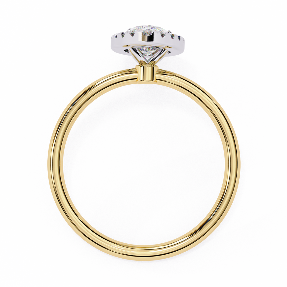 Diamond Solitaire Ring in 10k–18k Gold