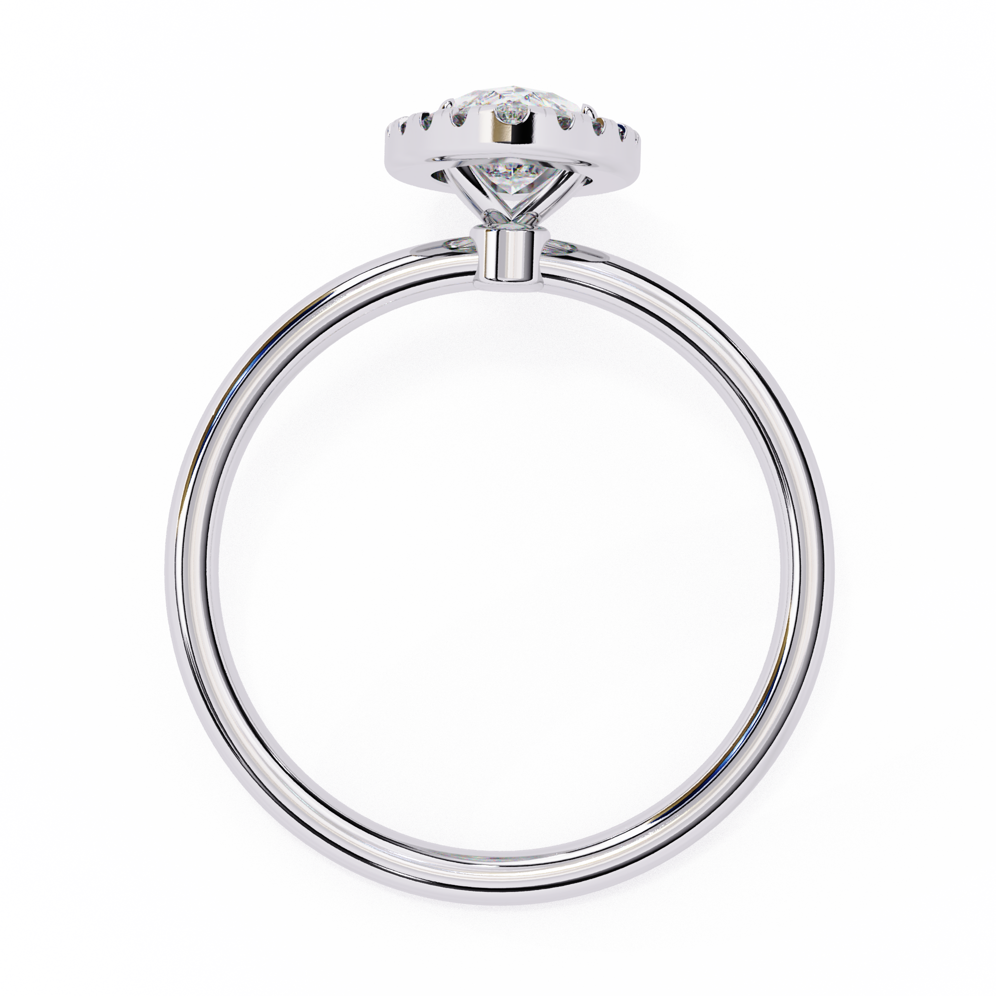 Diamond Solitaire Ring in 10k–18k Gold