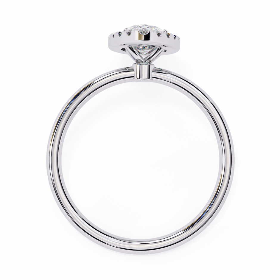 Diamond Solitaire Ring in 10k–18k Gold