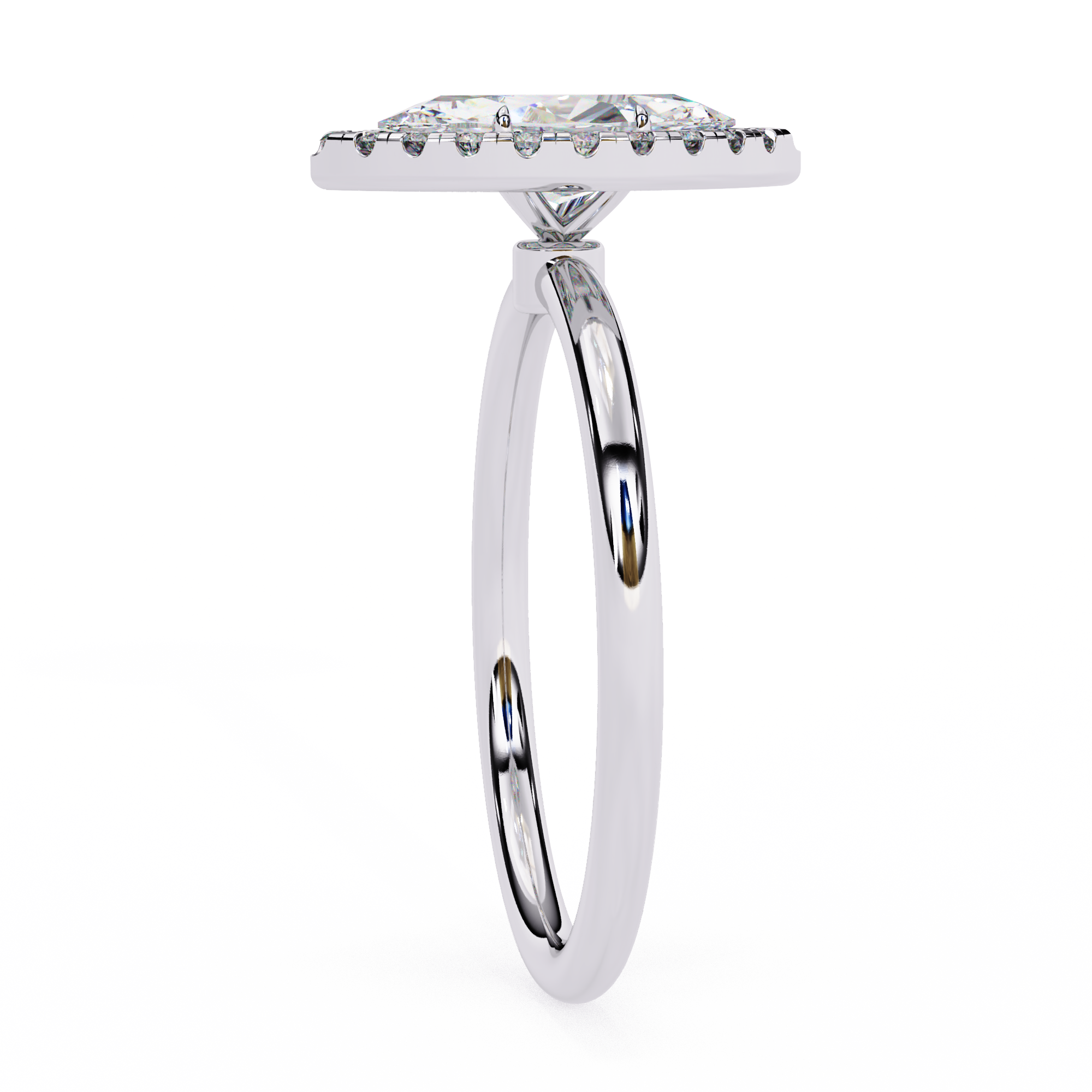 Diamond Solitaire Ring in 10k–18k Gold