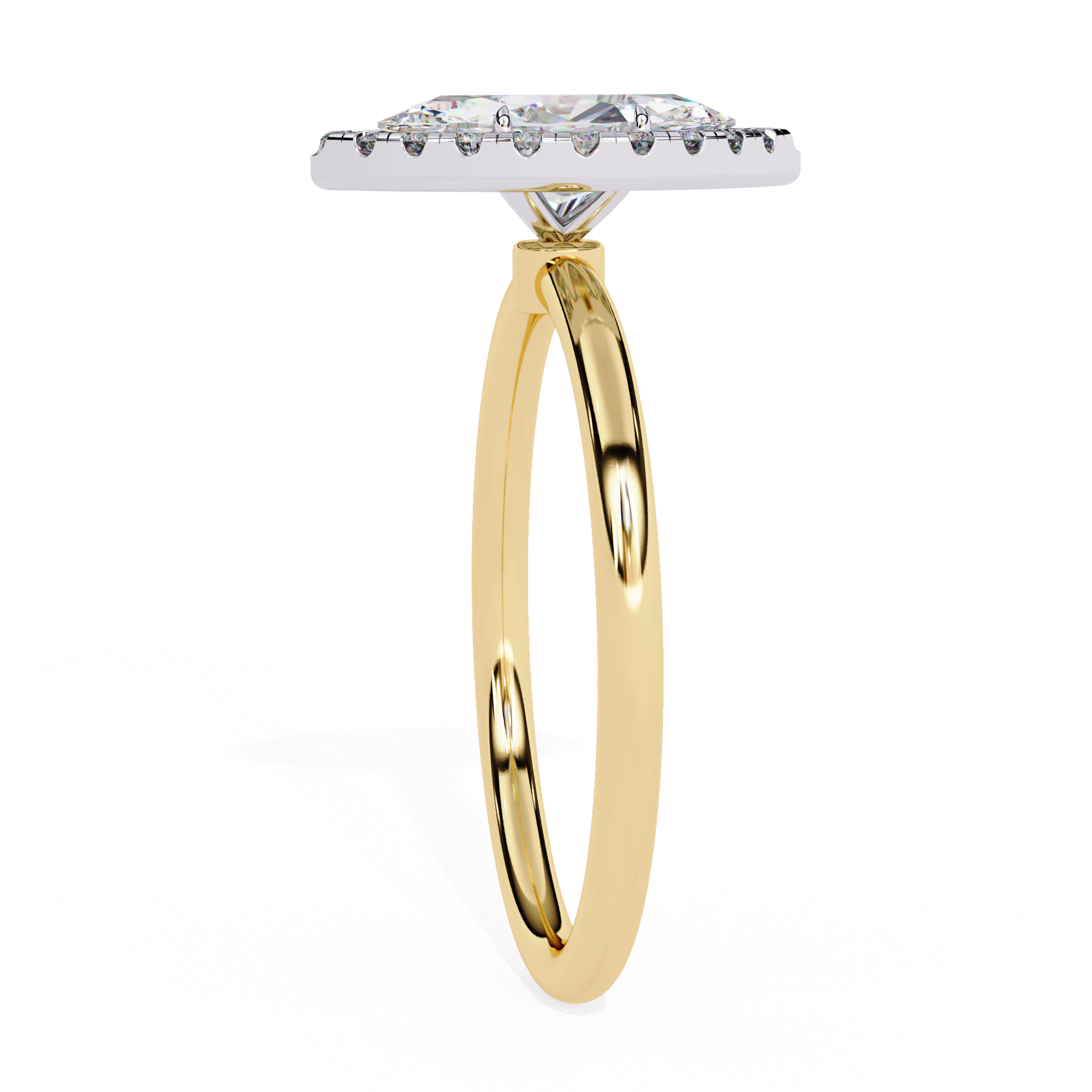 Diamond Solitaire Ring in 10k–18k Gold