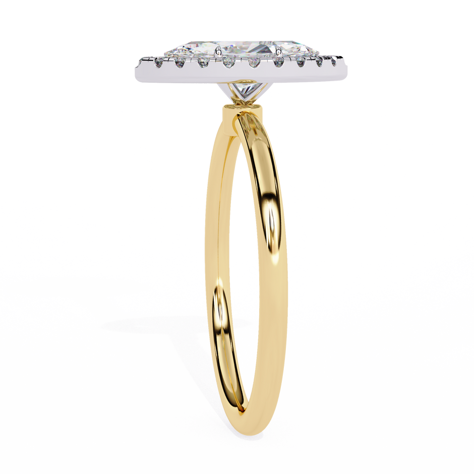 Diamond Solitaire Ring in 10k–18k Gold