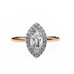 Diamond Solitaire Ring in 10k–18k Gold