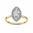 Diamond Solitaire Ring in 10k–18k Gold