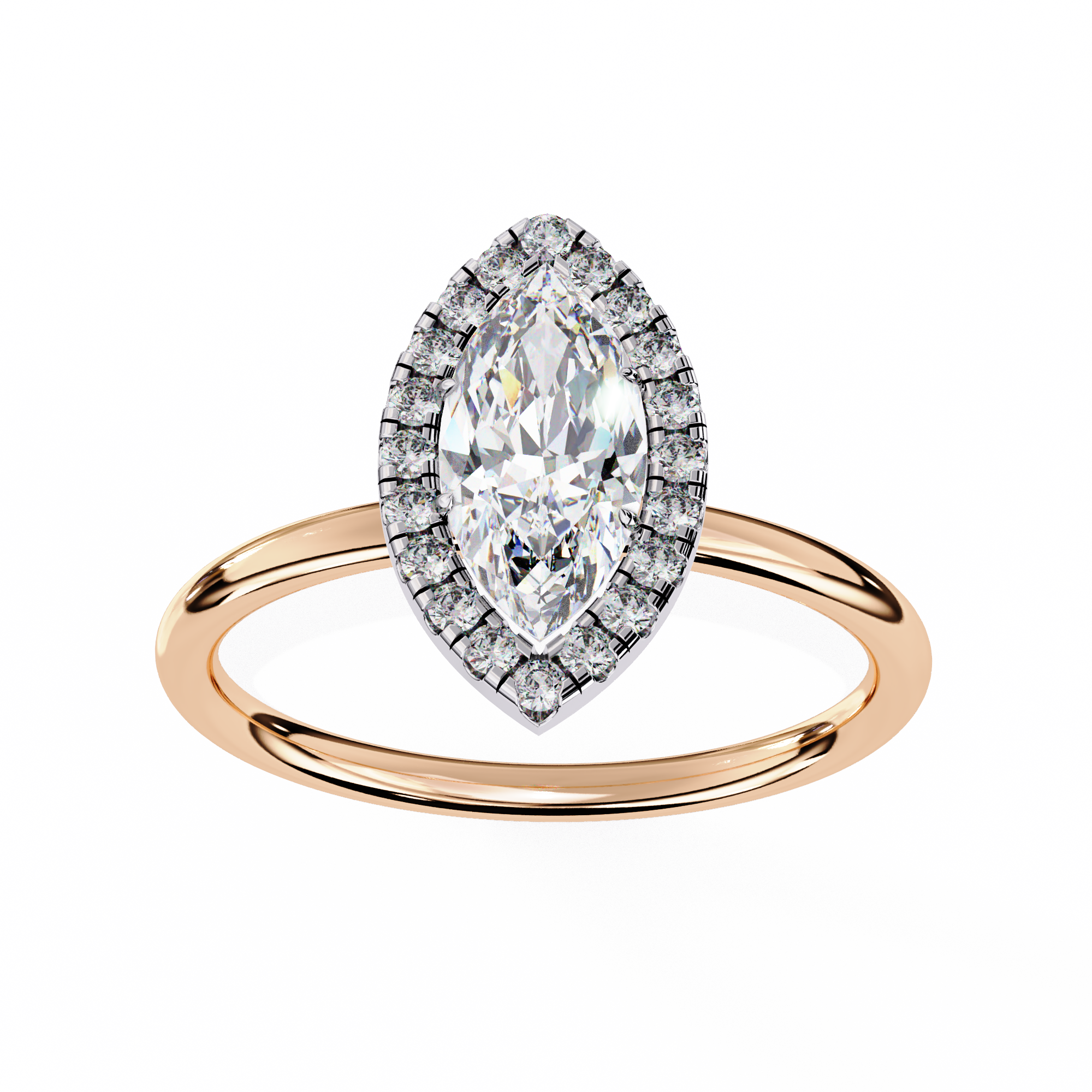 Diamond Solitaire Ring in 10k–18k Gold