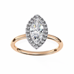 Diamond Solitaire Ring in 10k–18k Gold
