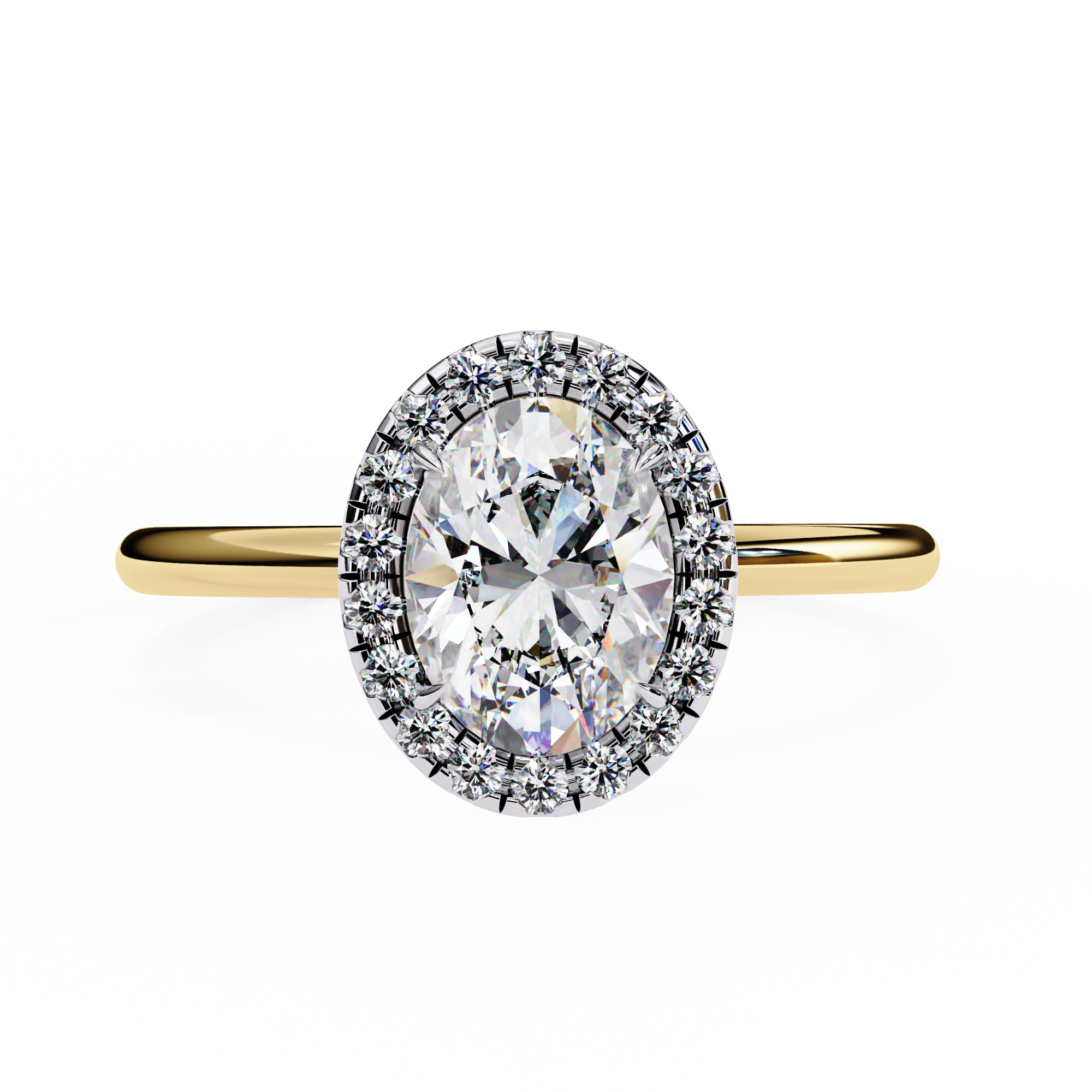 Diamond Solitaire Ring in 10k–18k Gold